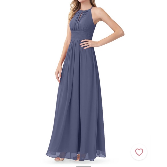 Bridesmaids dress in stormy blue - Picture 3 of 8